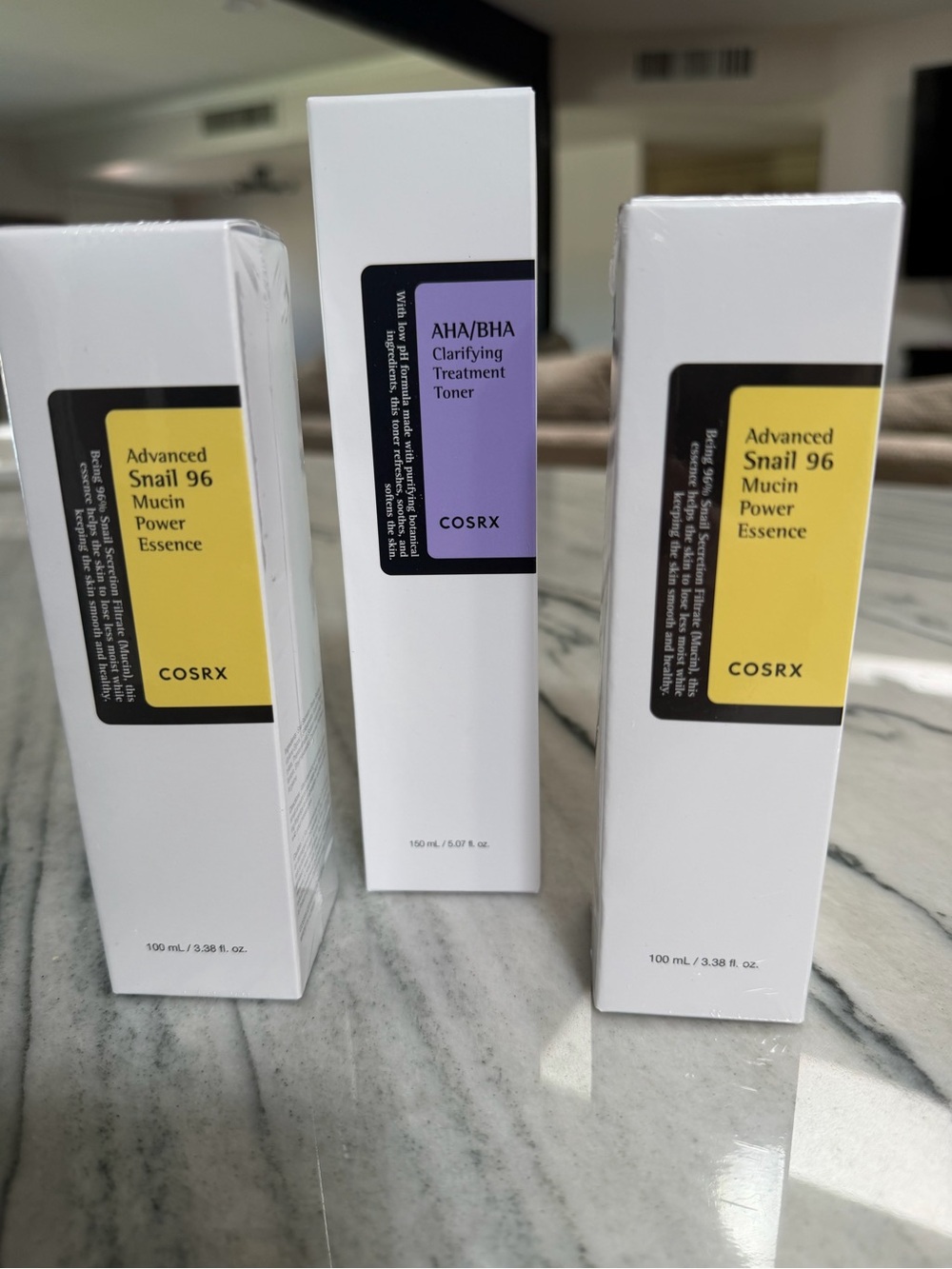 3 piece bundle COSRX Snail 96 essence & toner